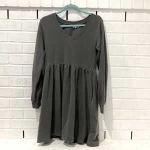 MAURICES: Grey V-Neck Dress